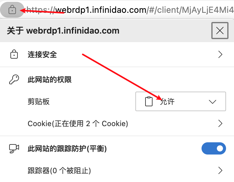允许访问剪贴板